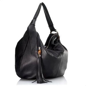 Gucci Jungle Medium Black Hobo Bag